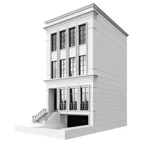 RESIDENTIAL BUILDING NO145 A 3D model 7