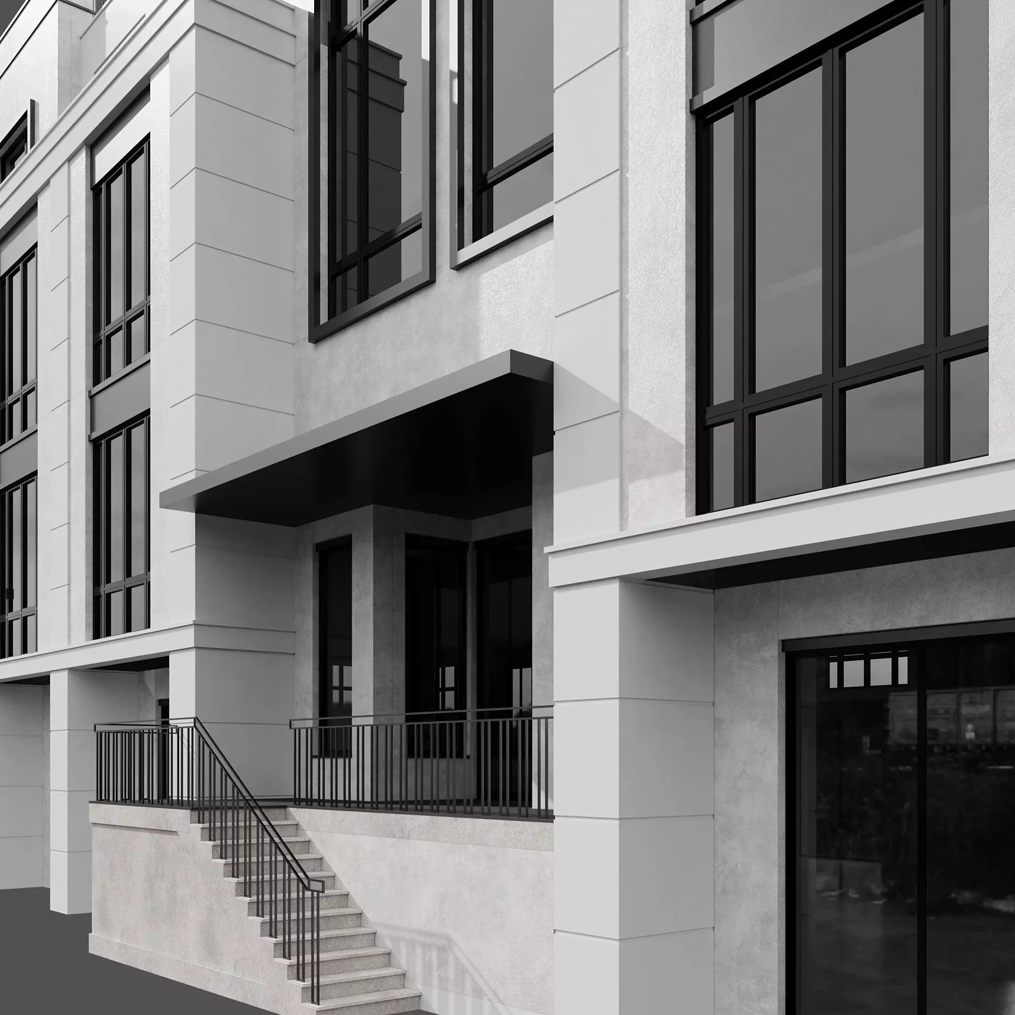 RESIDENTIAL BUILDING NO143 A 3D model_5