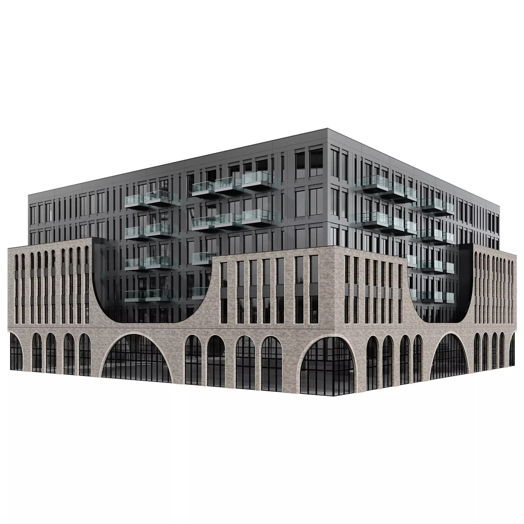 RESIDENTIAL BUILDING NO141 A 3D model