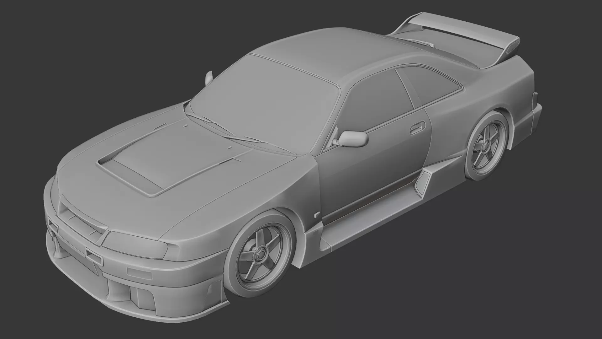 Nissan Skyline GTR LM R33 Base Model 3D print model