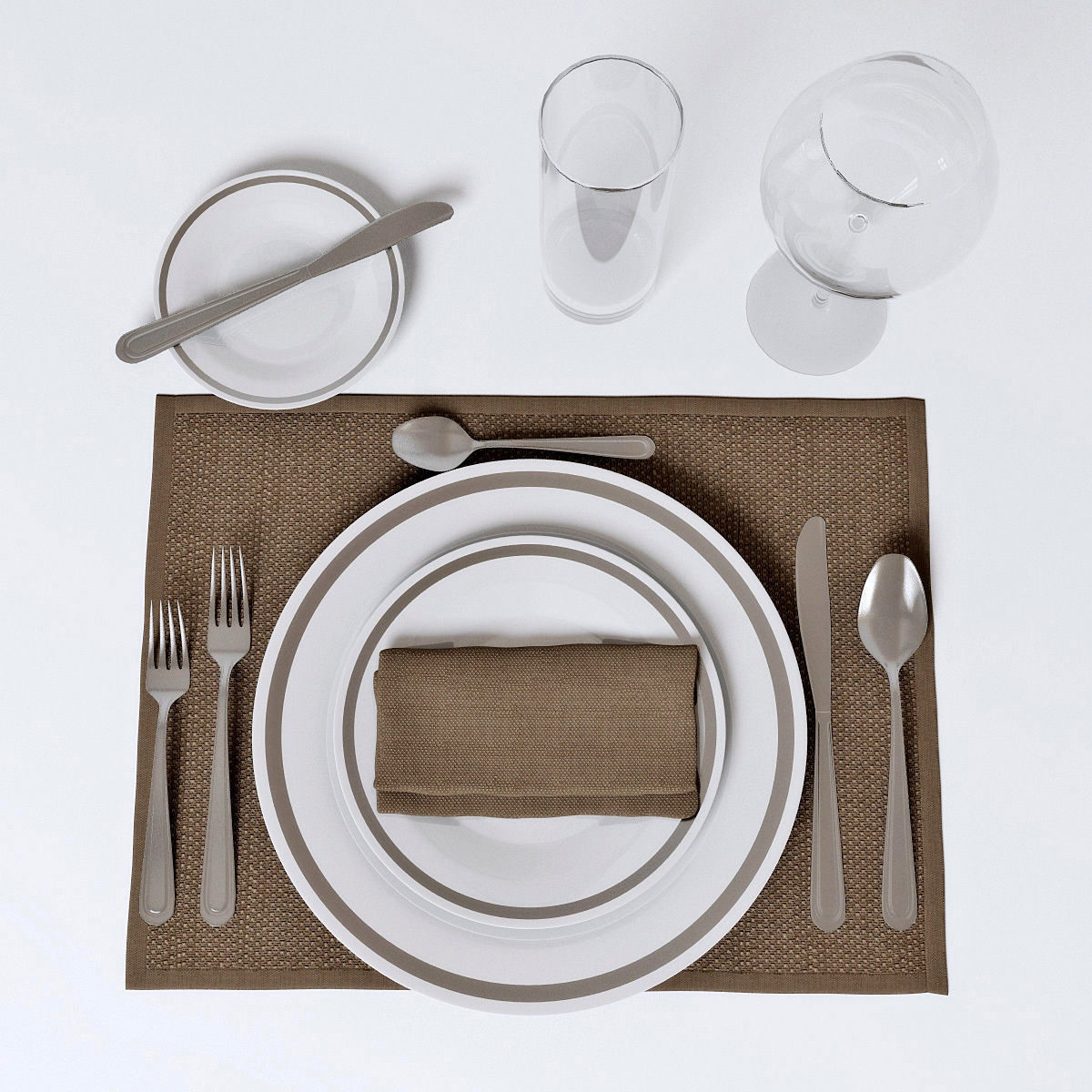 Tableware 3D model_3