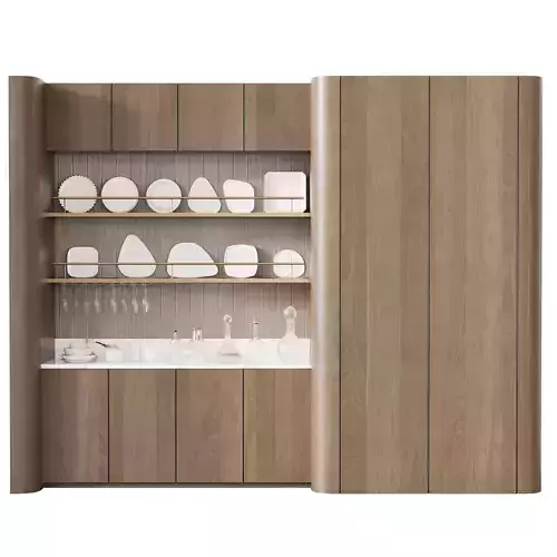 CUPBOARD WITH DISHES NO2 A