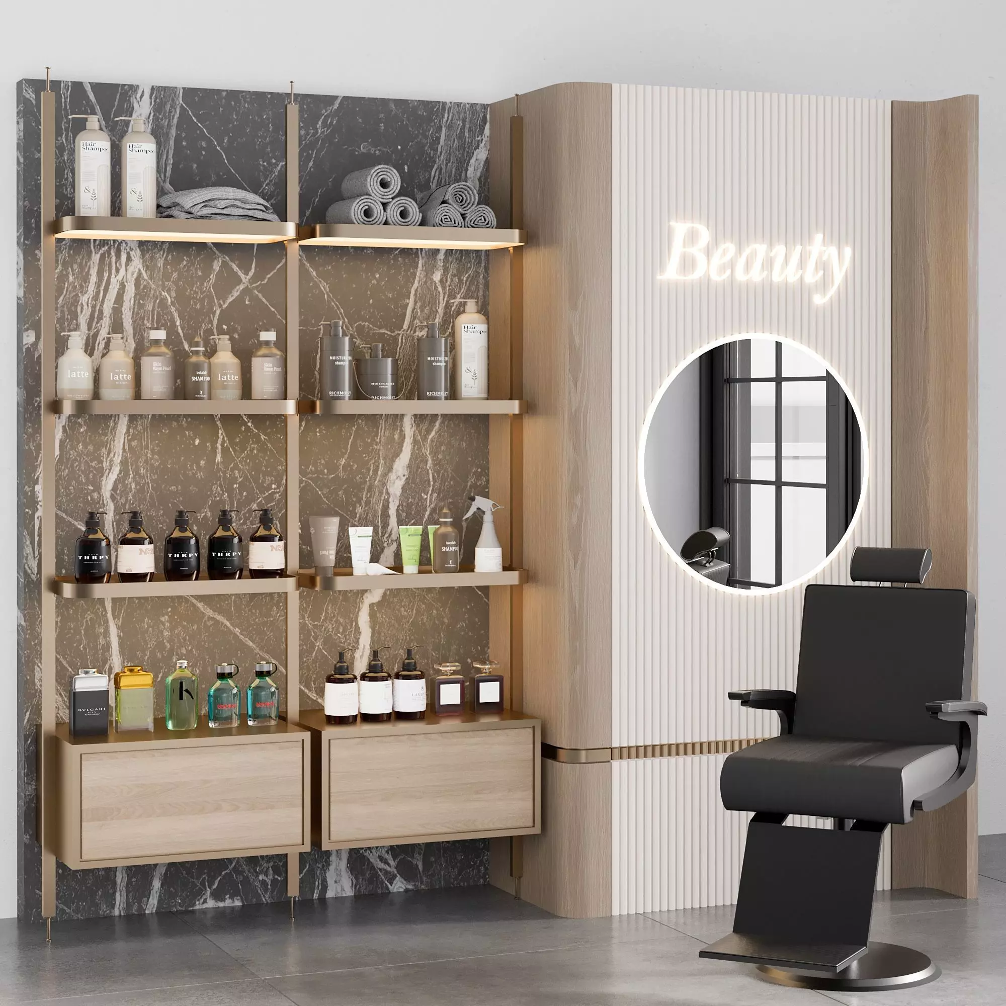 Beauty Salon No4 A 3D model_1