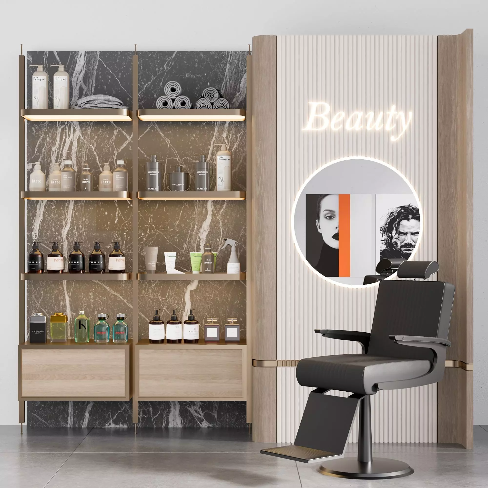 Beauty Salon No4 A 3D model_0
