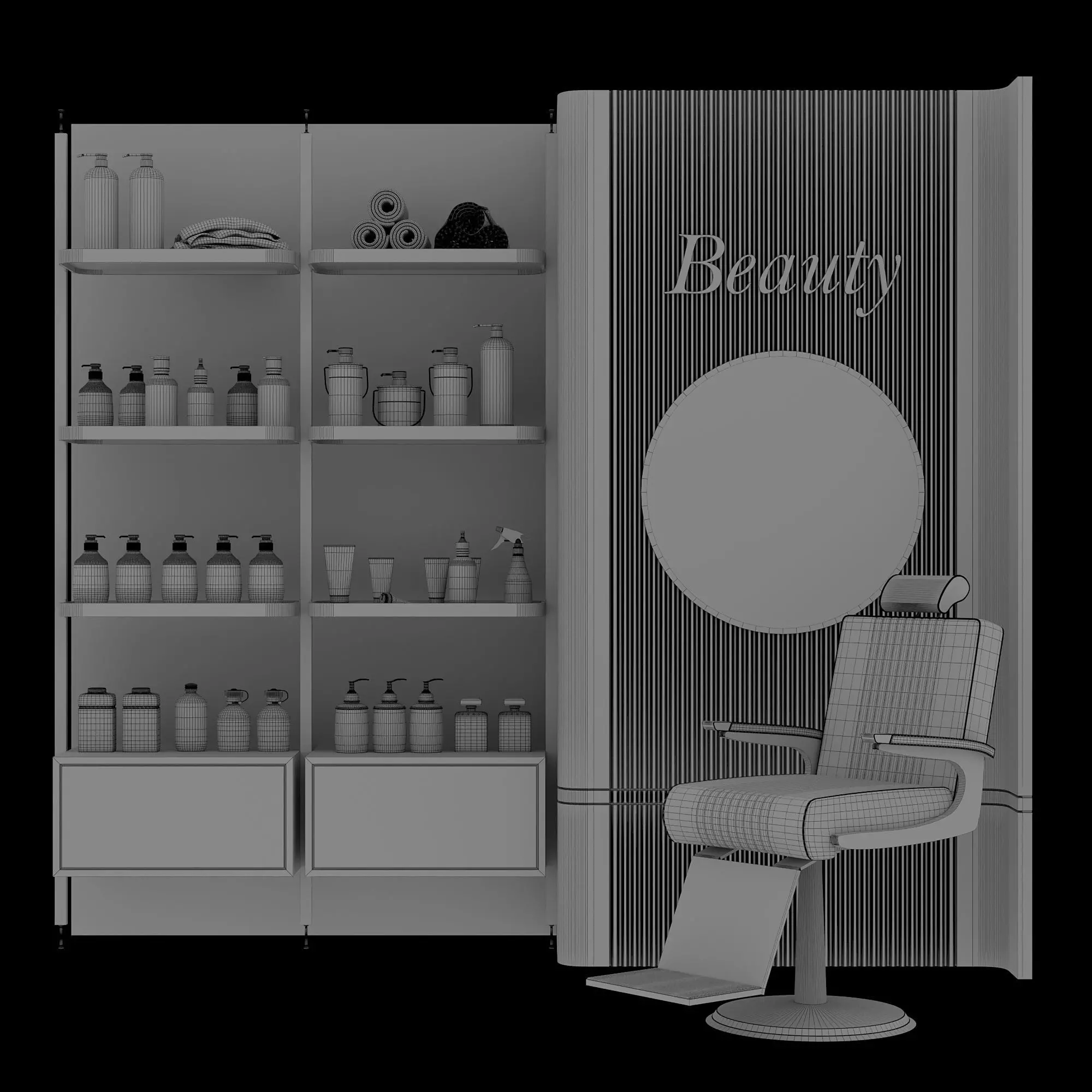 Beauty Salon No4 A 3D model_14