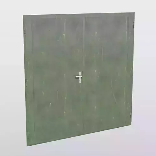 Rustic Central European garage door