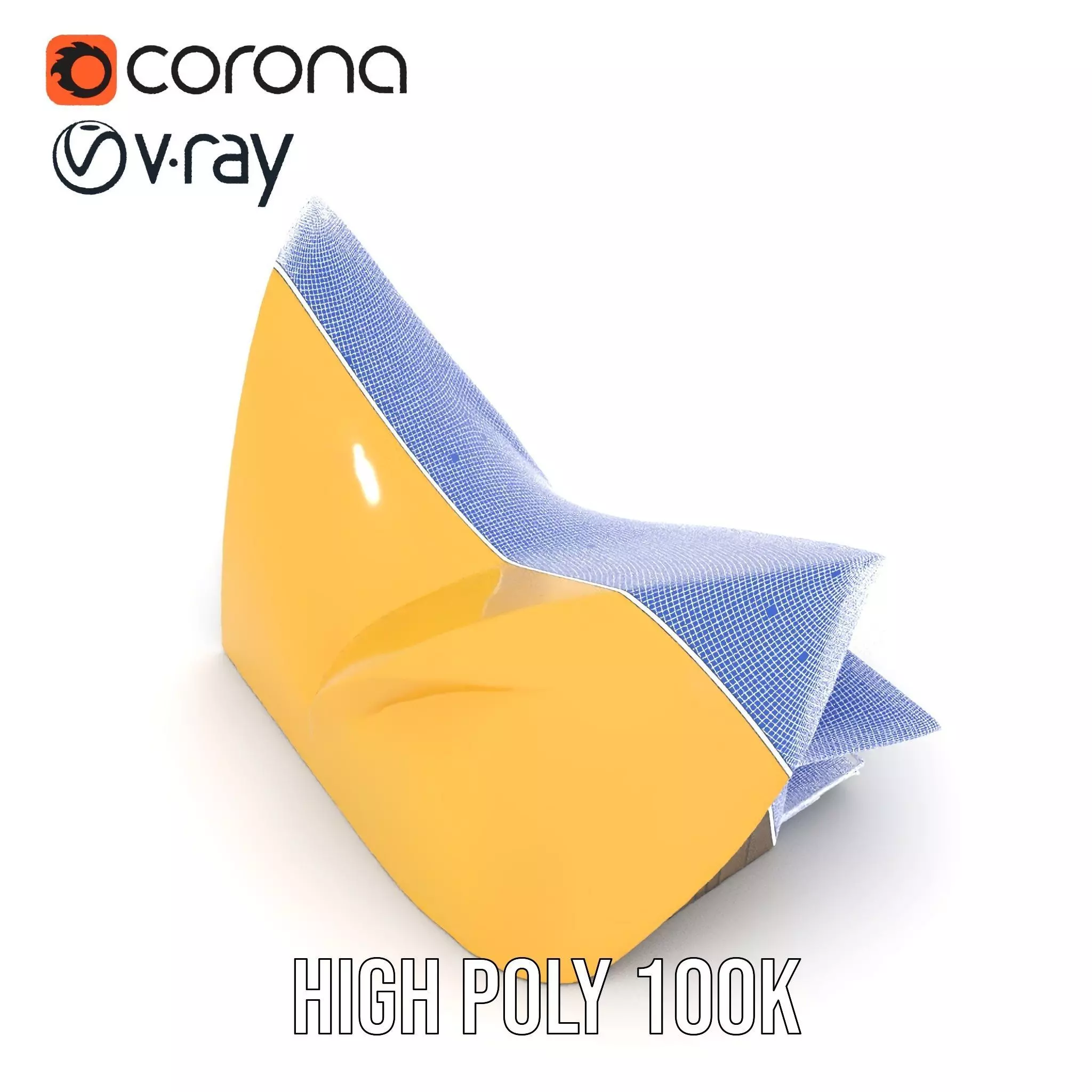 Golden Wave Theater model pack Low-poly 3D model_23