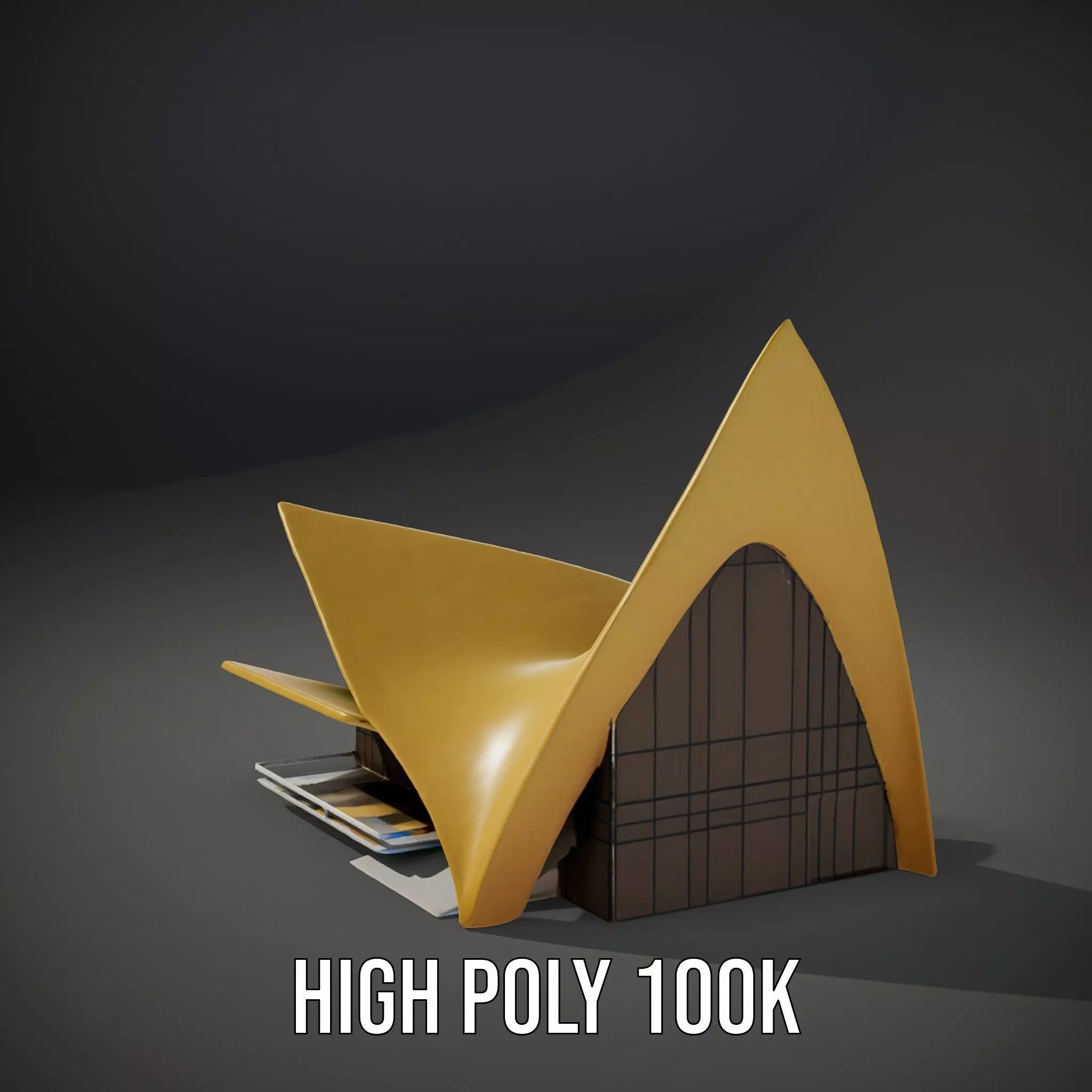 Golden Wave Theater model pack Low-poly 3D model_8