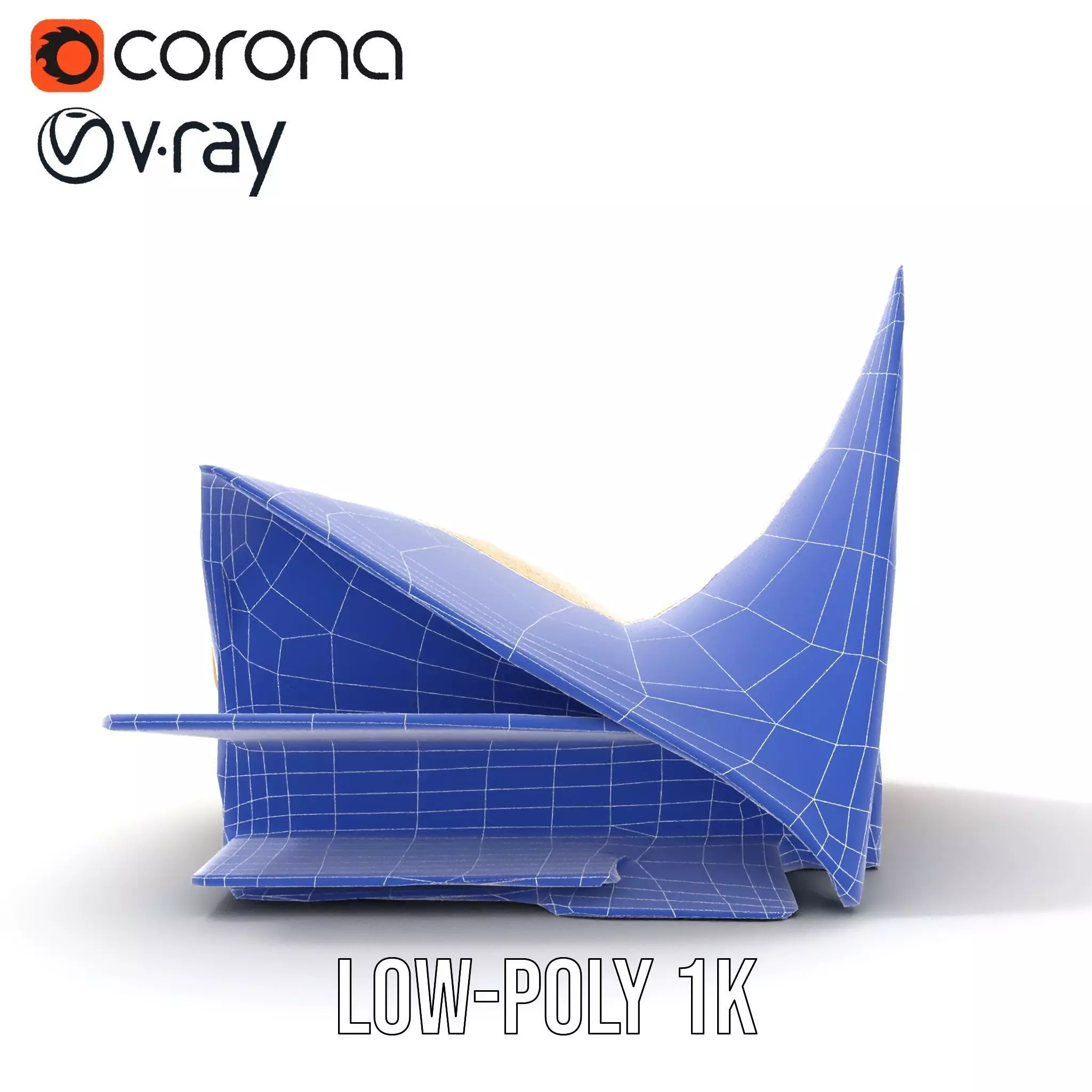 Golden Wave Theater model pack Low-poly 3D model_31