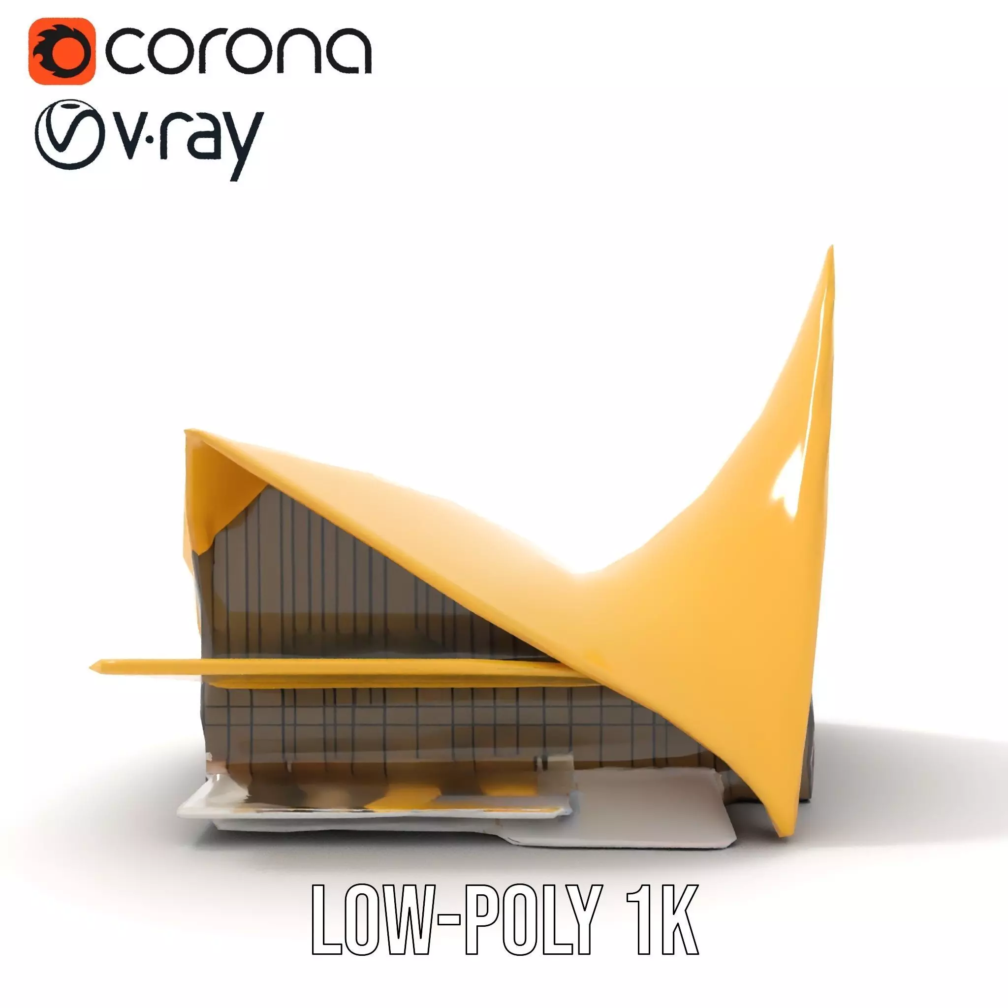 Golden Wave Theater model pack Low-poly 3D model_9