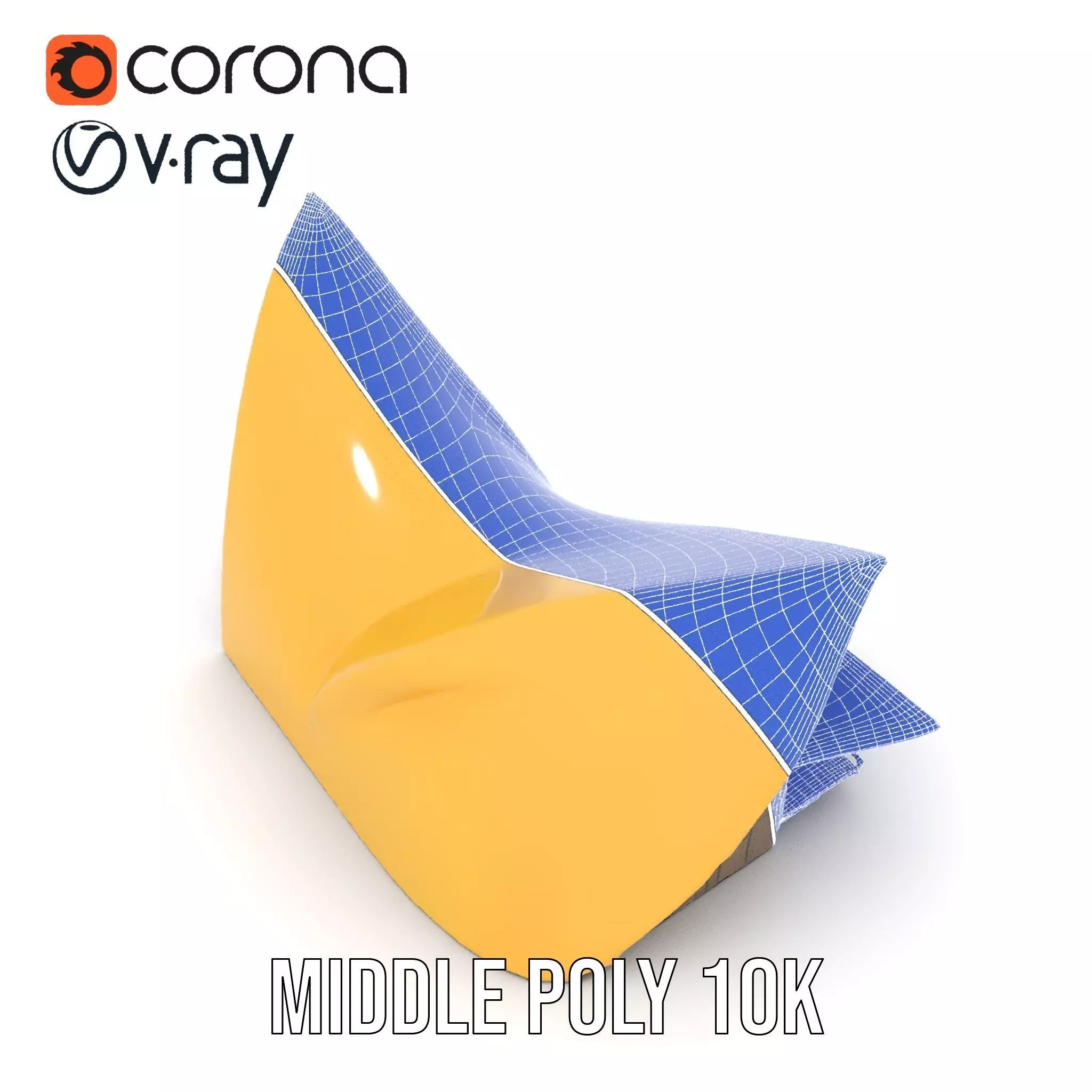 Golden Wave Theater model pack Low-poly 3D model_5