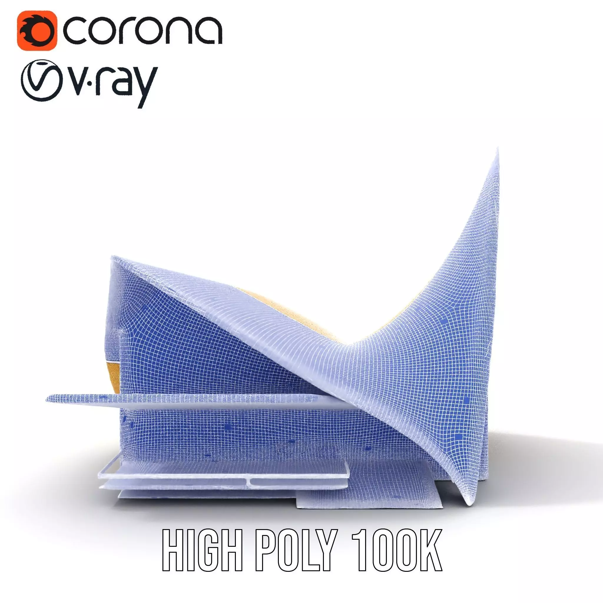 Golden Wave Theater model pack Low-poly 3D model_29