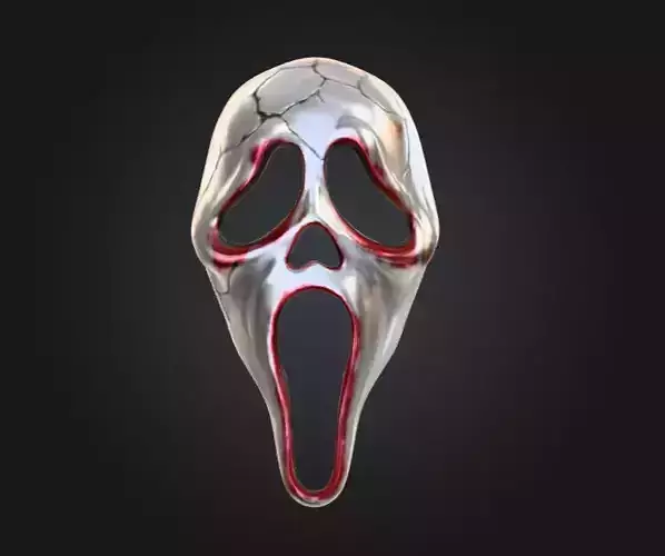 Mask of Terror Low-poly 3D model