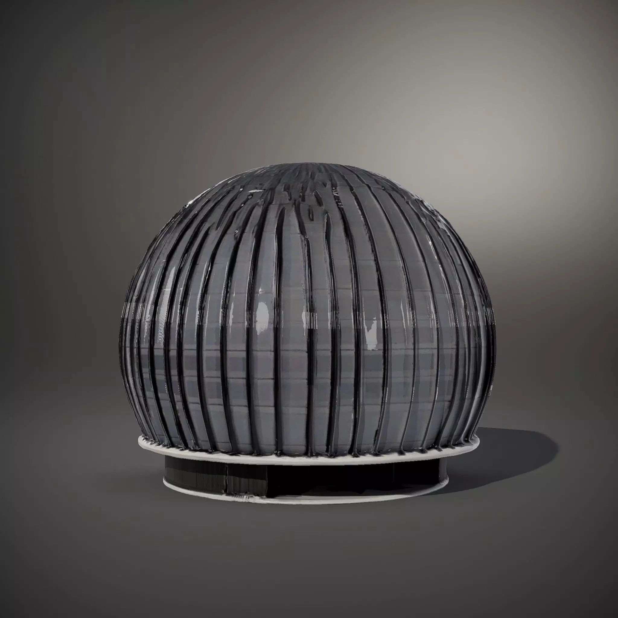 Black Futuristic Dome model pack Low-poly 3D model_34