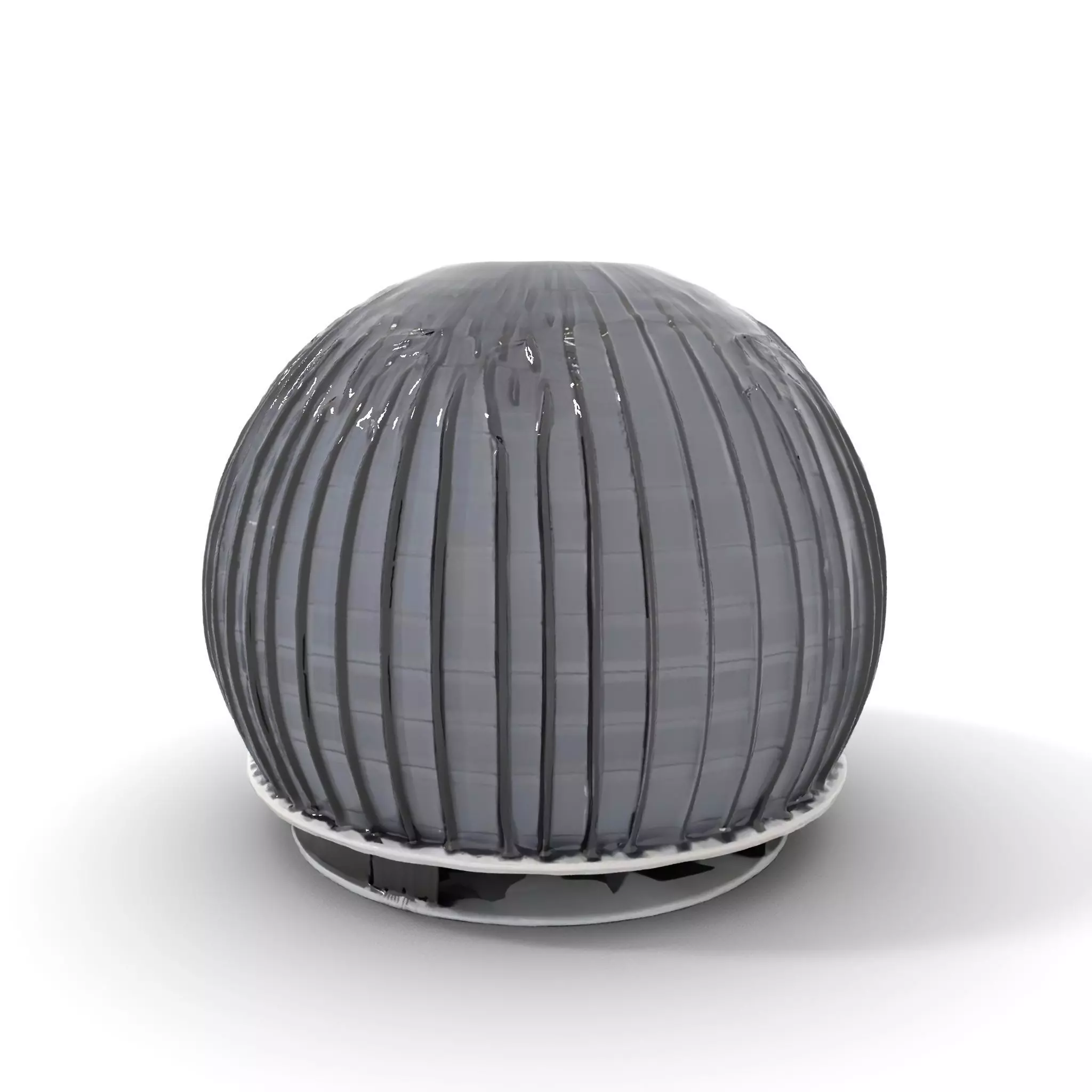 Black Futuristic Dome model pack Low-poly 3D model_0