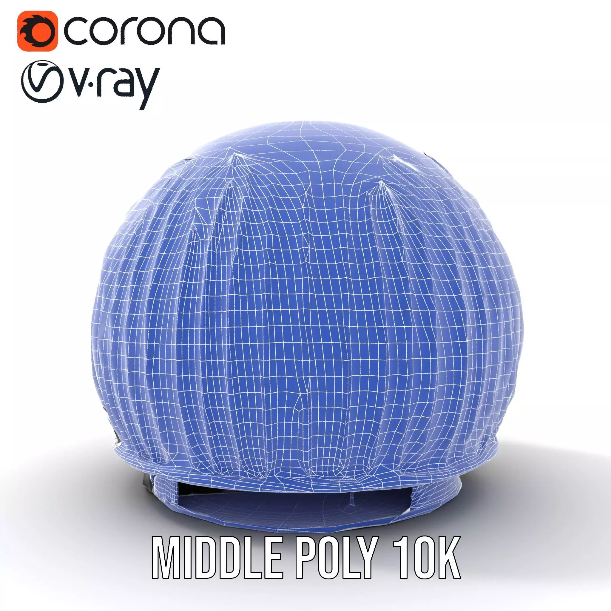 Black Futuristic Dome model pack Low-poly 3D model_23