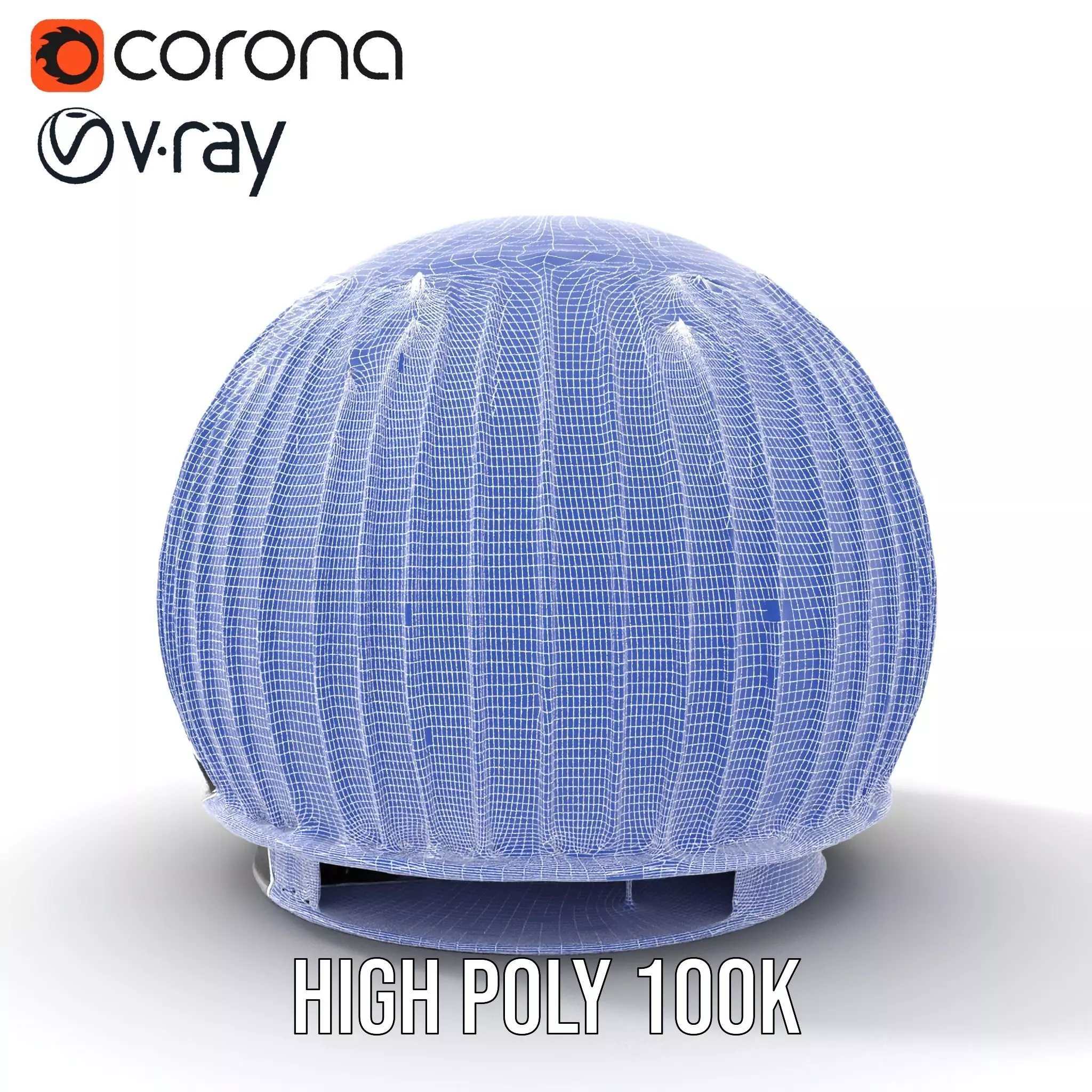 Black Futuristic Dome model pack Low-poly 3D model_31