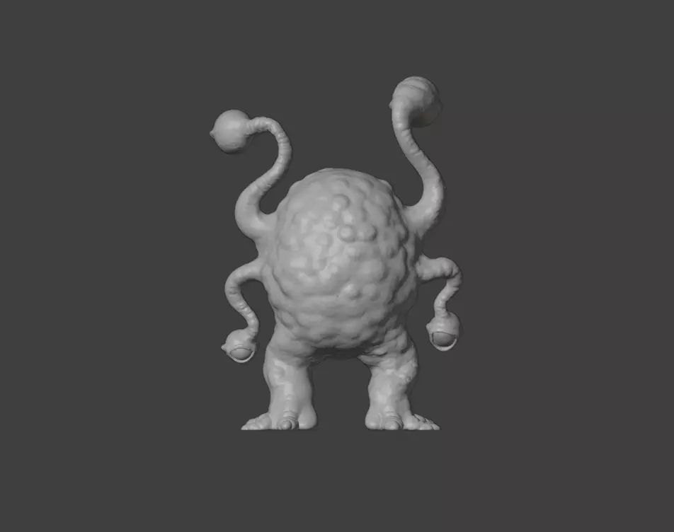 Gleeful Cyclops Low-poly 3D model_18