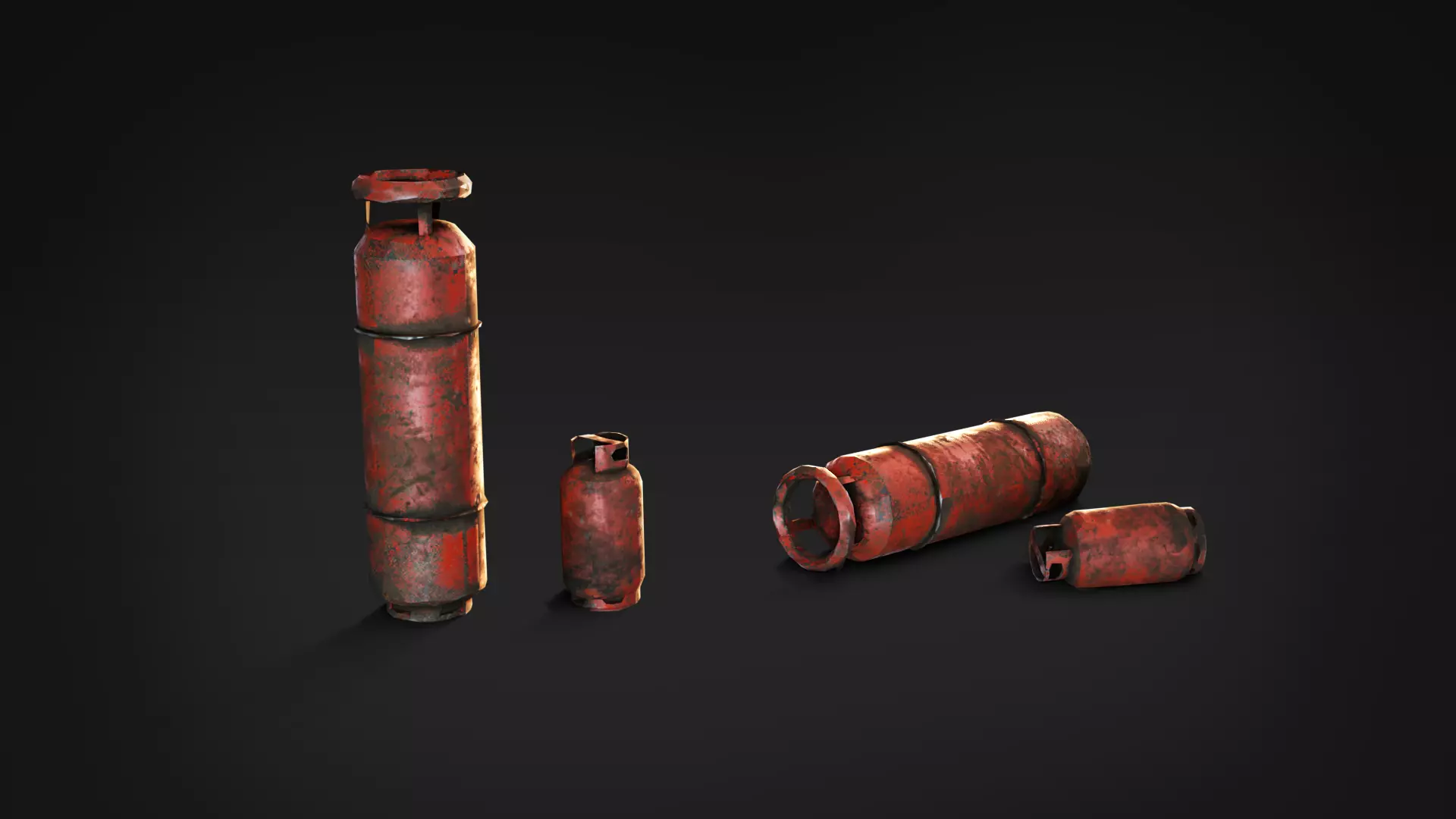 Rusty Industrial Scrap Debris Pack - 39 Assets PBR Game Ready Low-poly 3D model_5