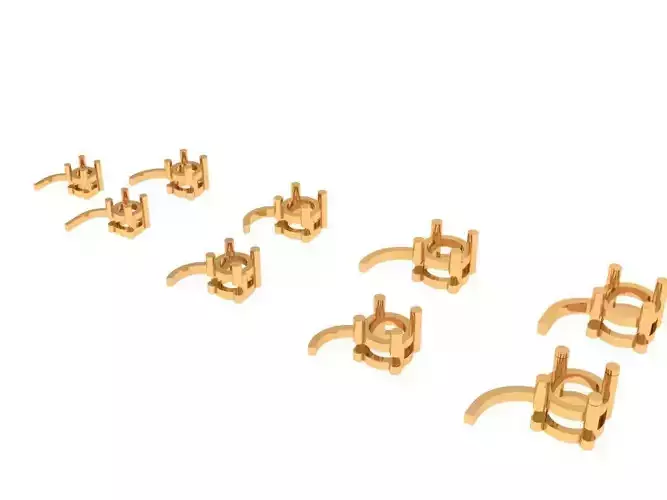 Different sizes of tennis necklace