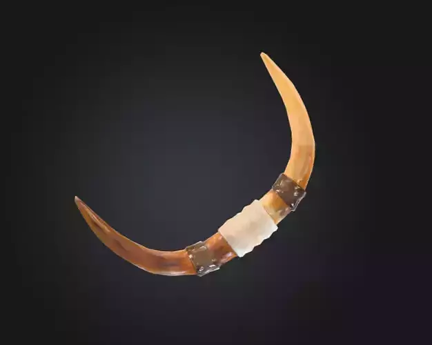 Car RoofTop Horn Ornament Low-poly 3D model 3