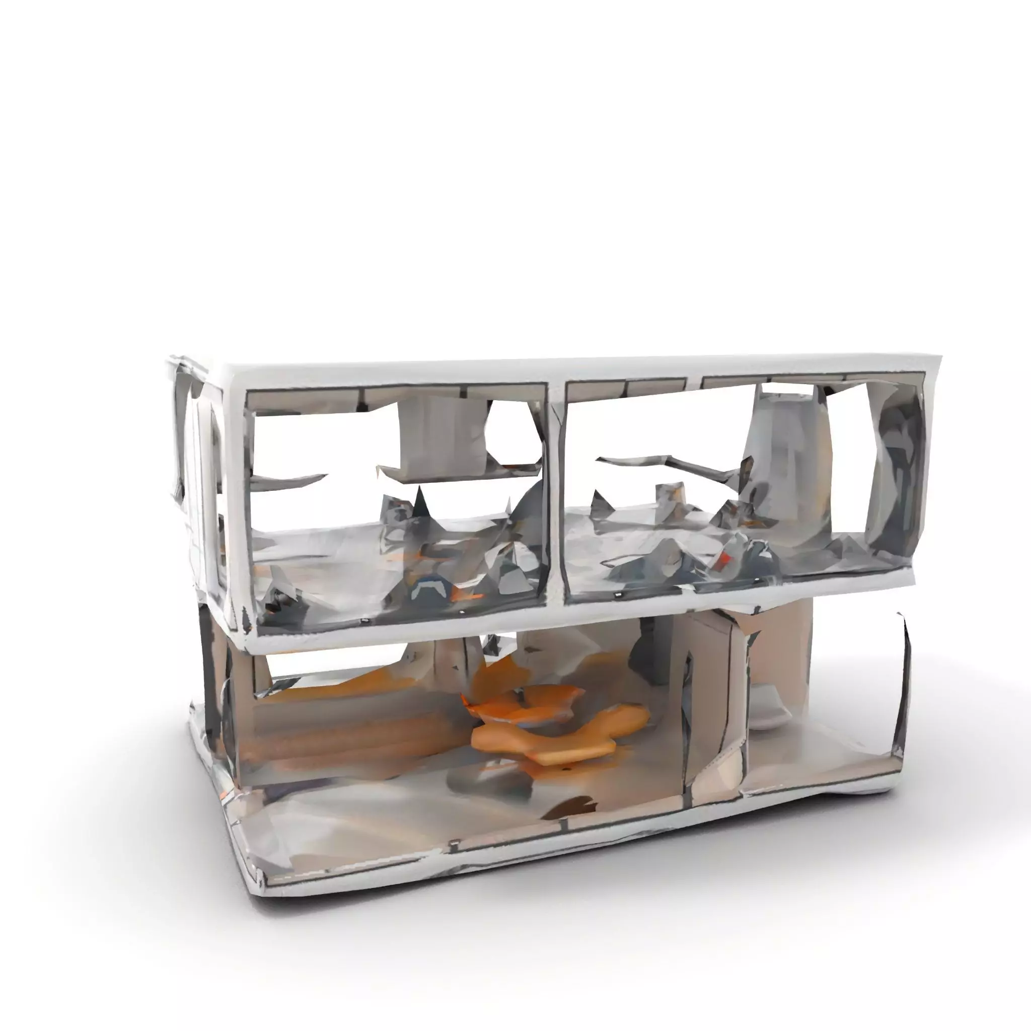 Modern Glass Building model pack Low-poly 3D model_7