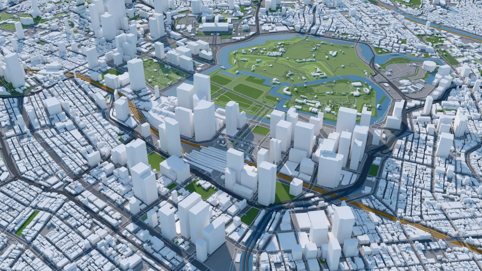 Tokyo City Japan 3D 3D model_1