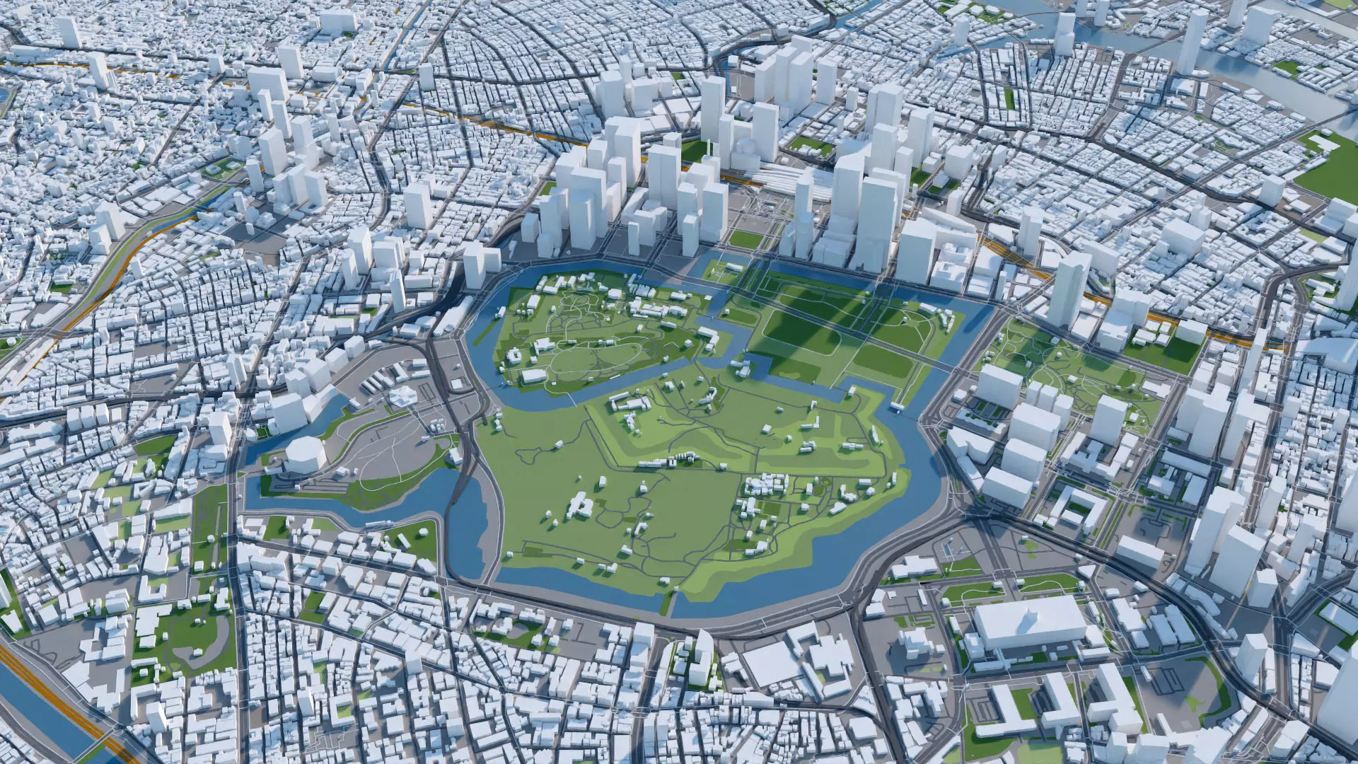 Tokyo City Japan 3D 3D model_4