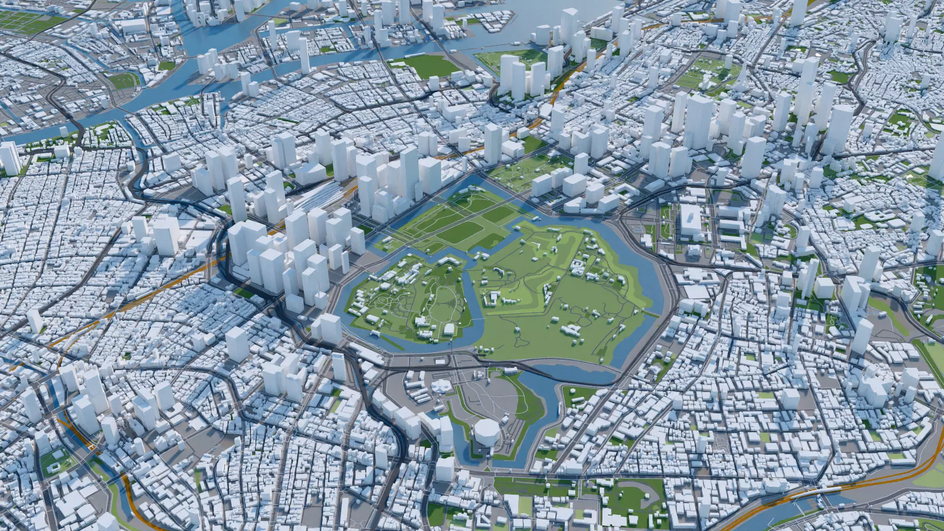 Tokyo City Japan 3D 3D model_5
