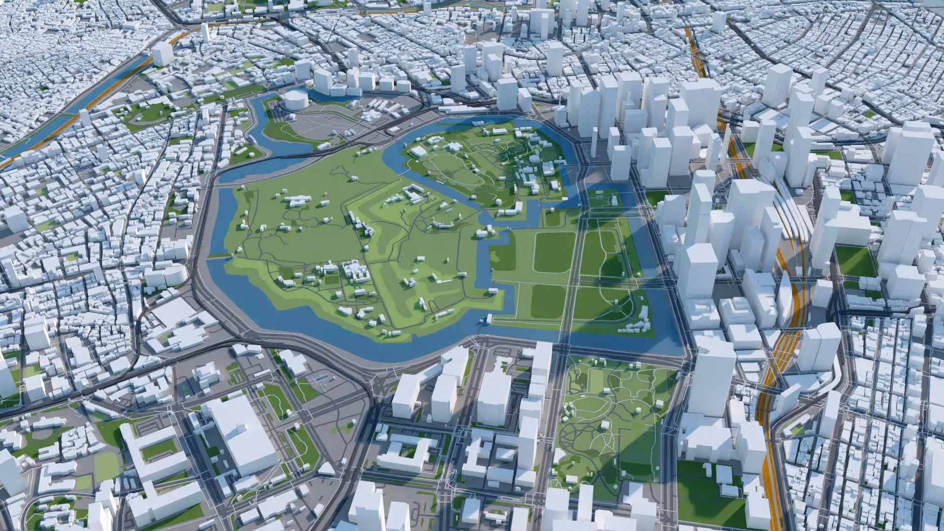 Tokyo City Japan 3D 3D model_3