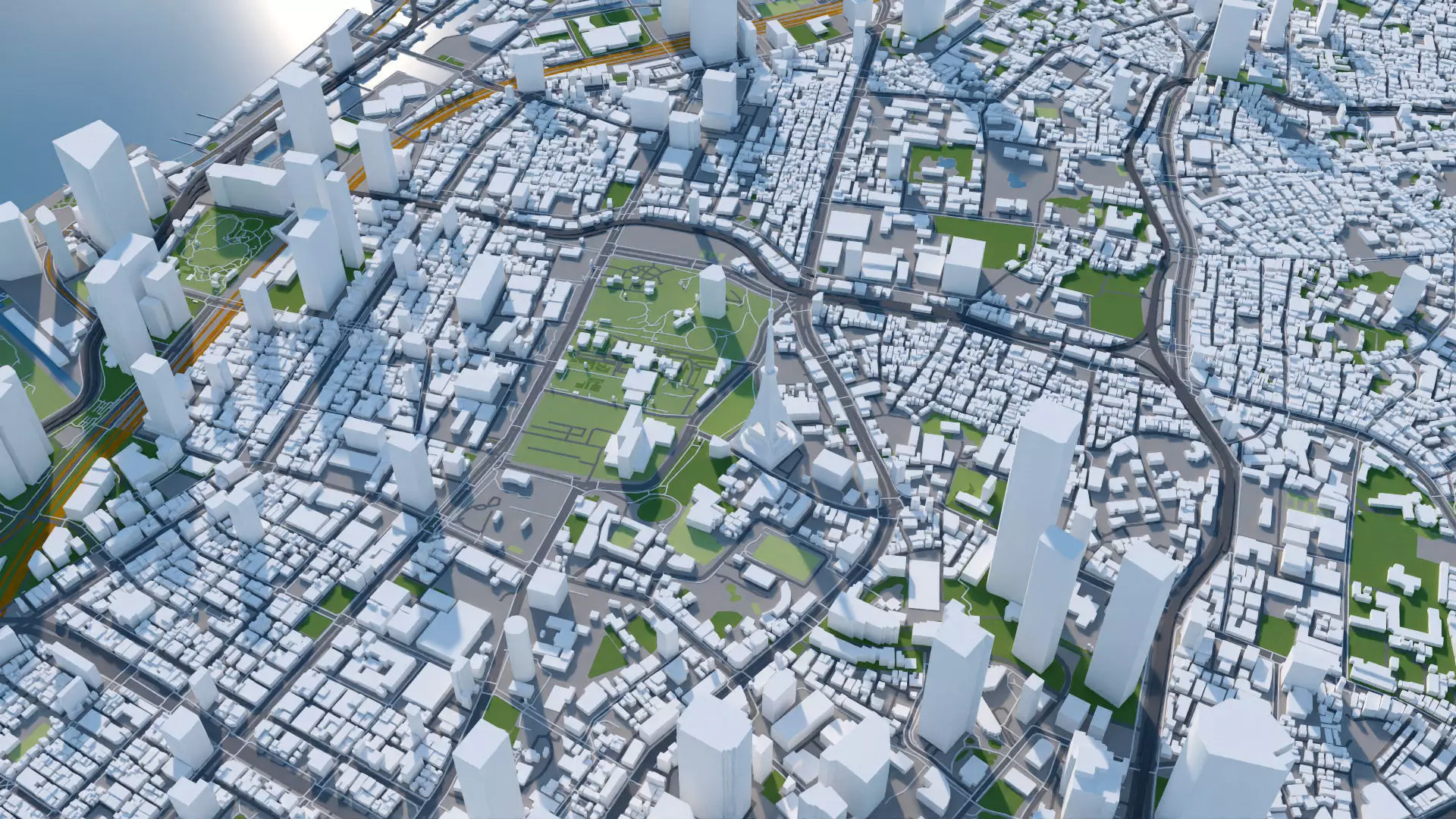 Tokyo City Japan 3D 3D model_7