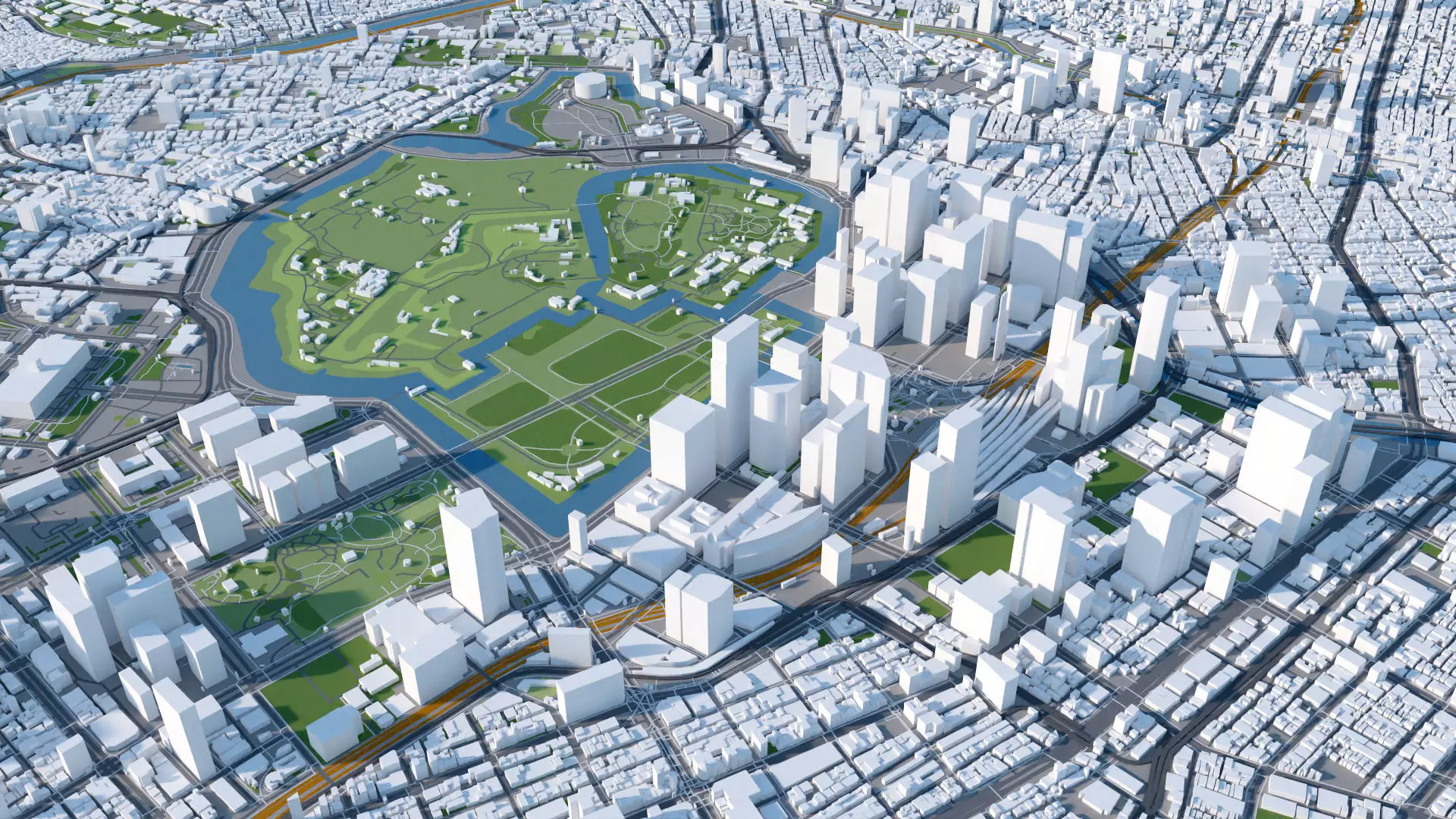 Tokyo City Japan 3D 3D model_2