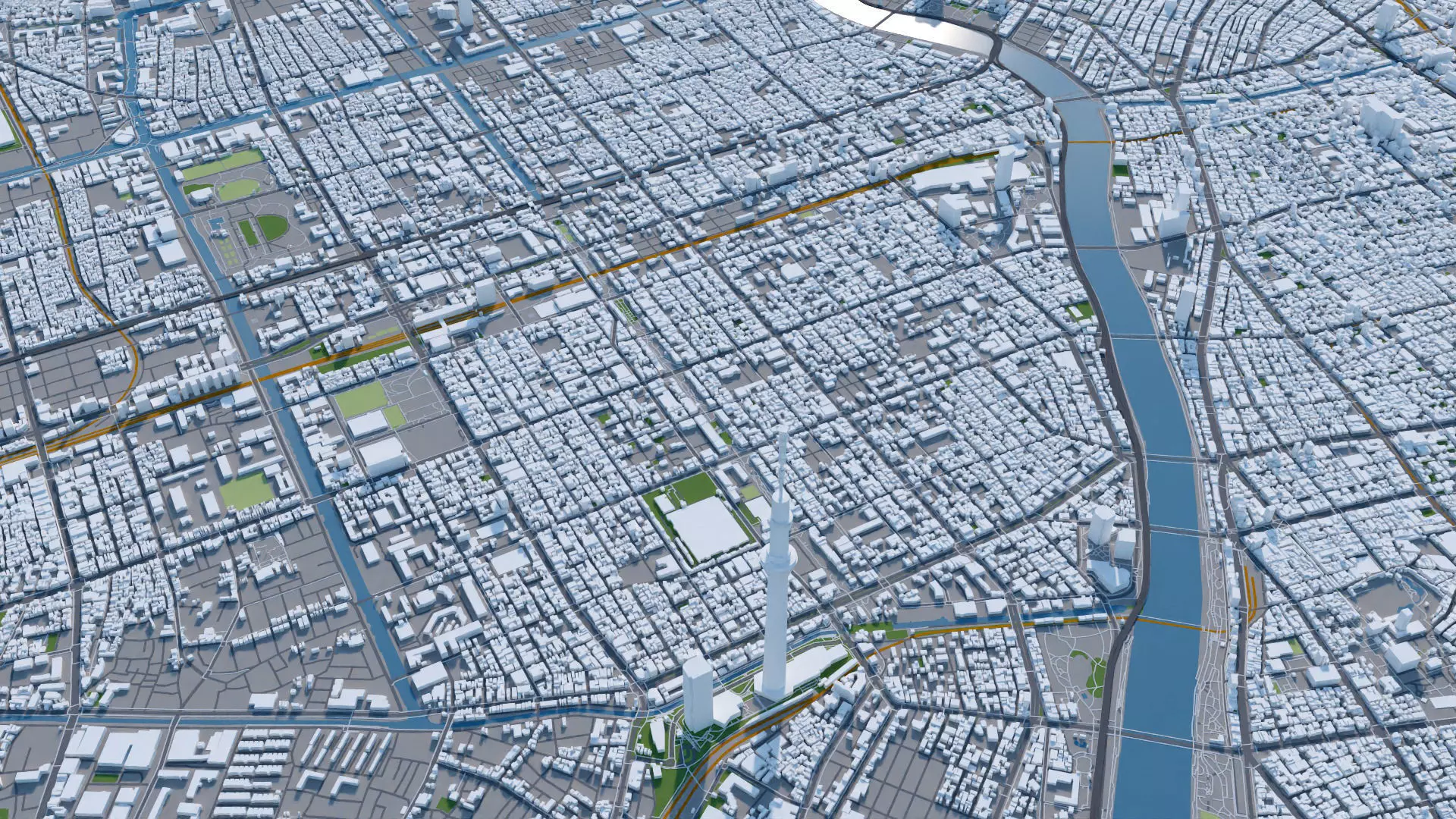 Tokyo City Japan 3D 3D model_8