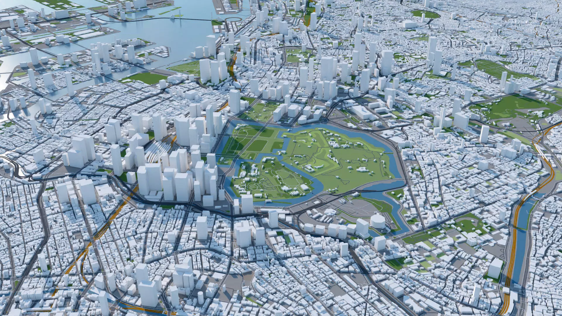 Tokyo City Japan 3D 3D model_6