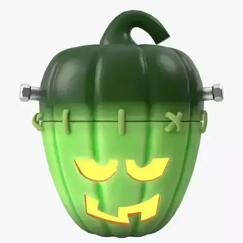 frankenstein halloween pumpkin