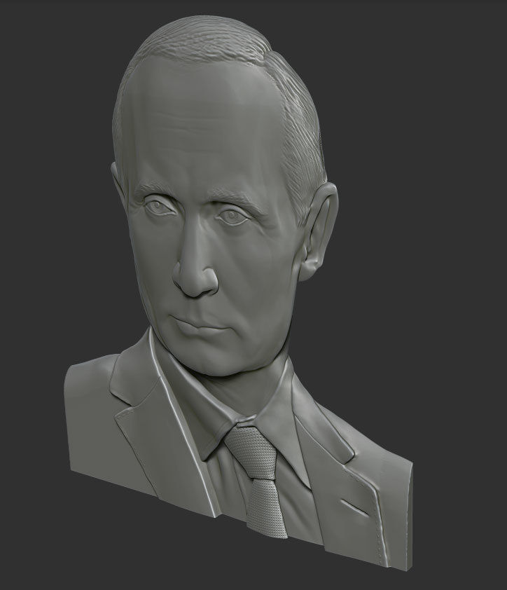 Vladimir Putin 3D print model_1