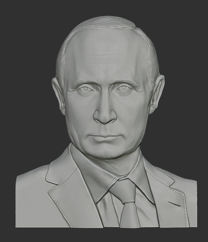 Vladimir Putin 3D print model_0