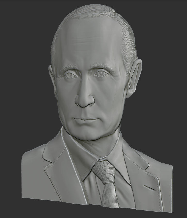 Vladimir Putin 3D print model_2