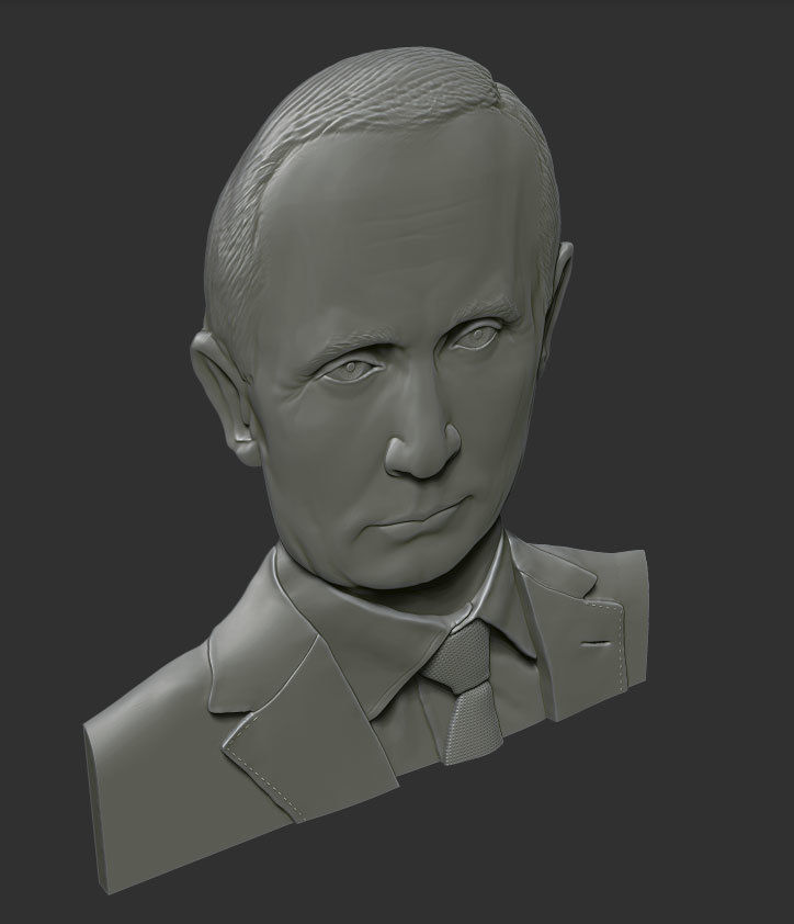 Vladimir Putin 3D print model_3