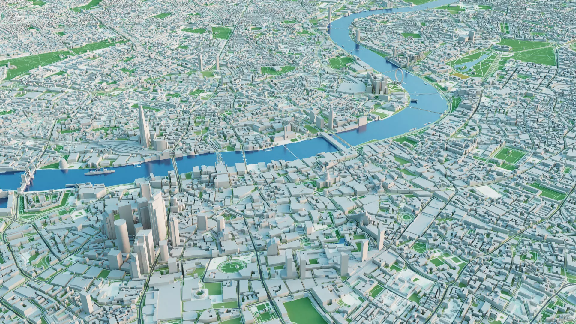 London City 3D Model 3D model_6