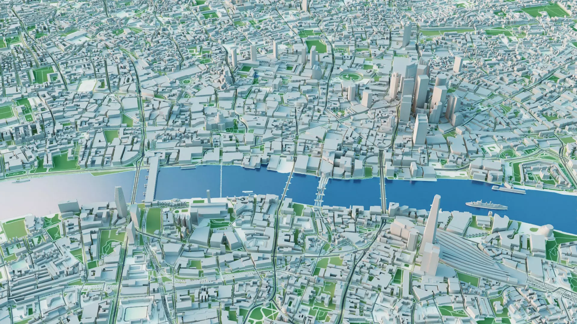London City 3D Model 3D model_5