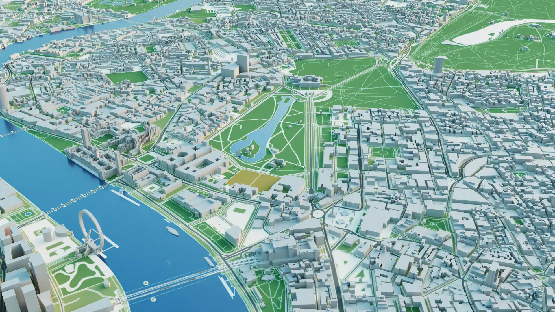 London City 3D Model 3D model_9