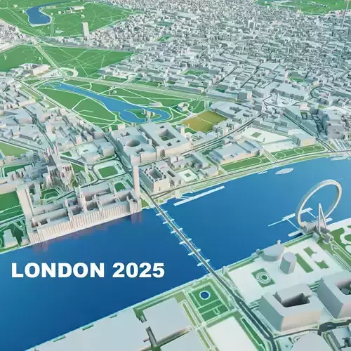 London City 3D Model 3D model