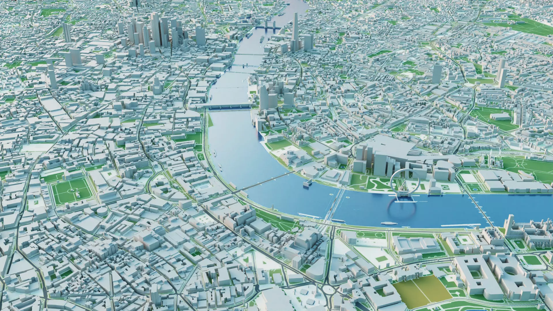 London City 3D Model 3D model_18