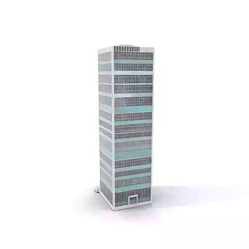 Sleek Glass Tower model pack