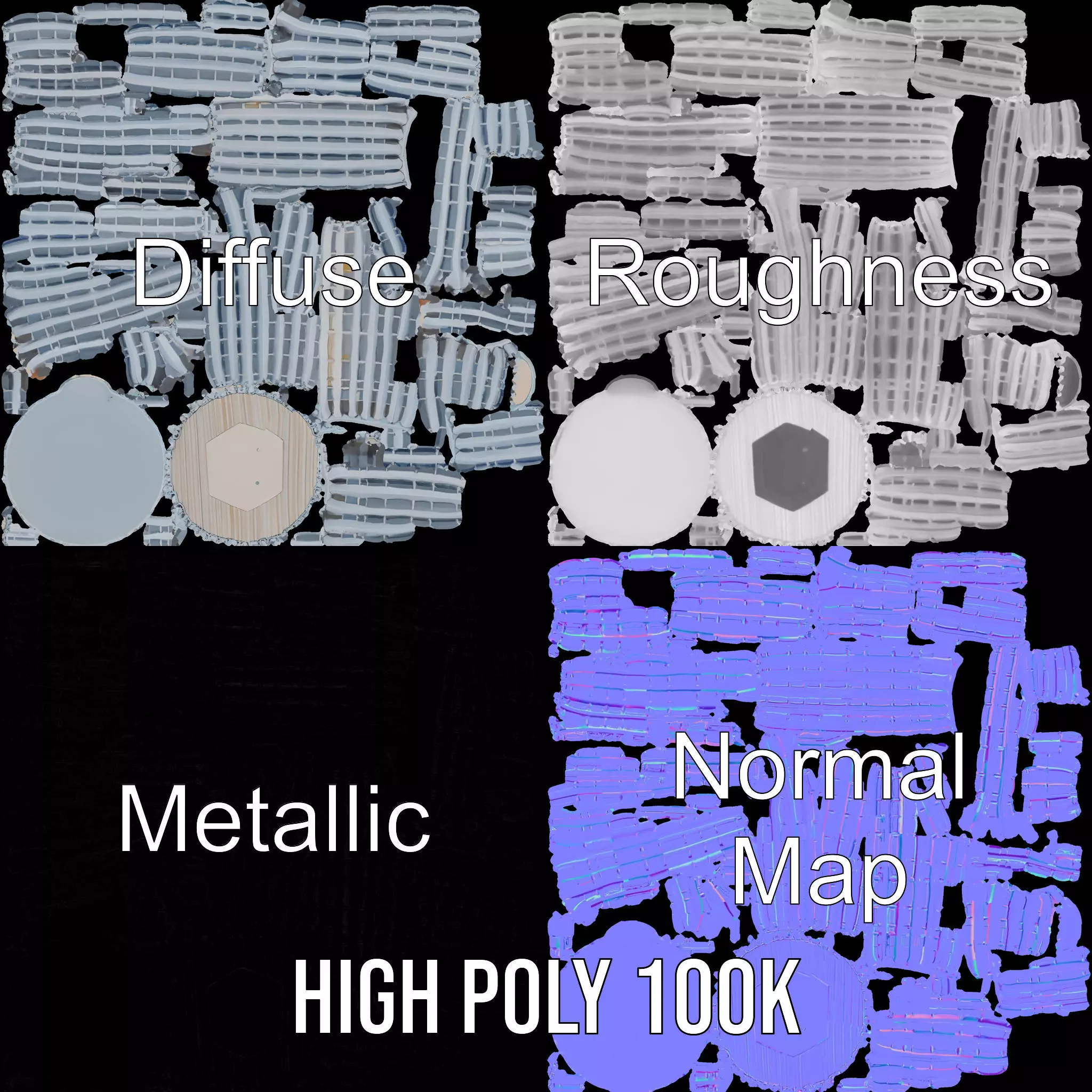 Futuristic Skyscraper Glass model pack Low-poly 3D model_3