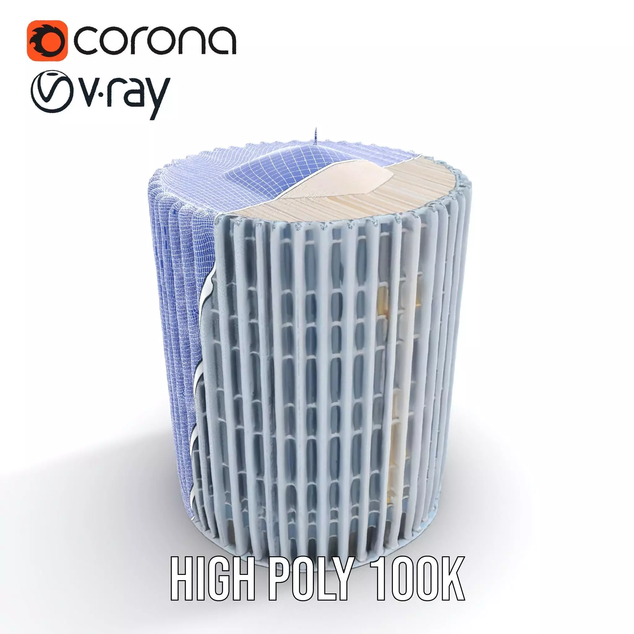 Futuristic Skyscraper Glass model pack Low-poly 3D model_31