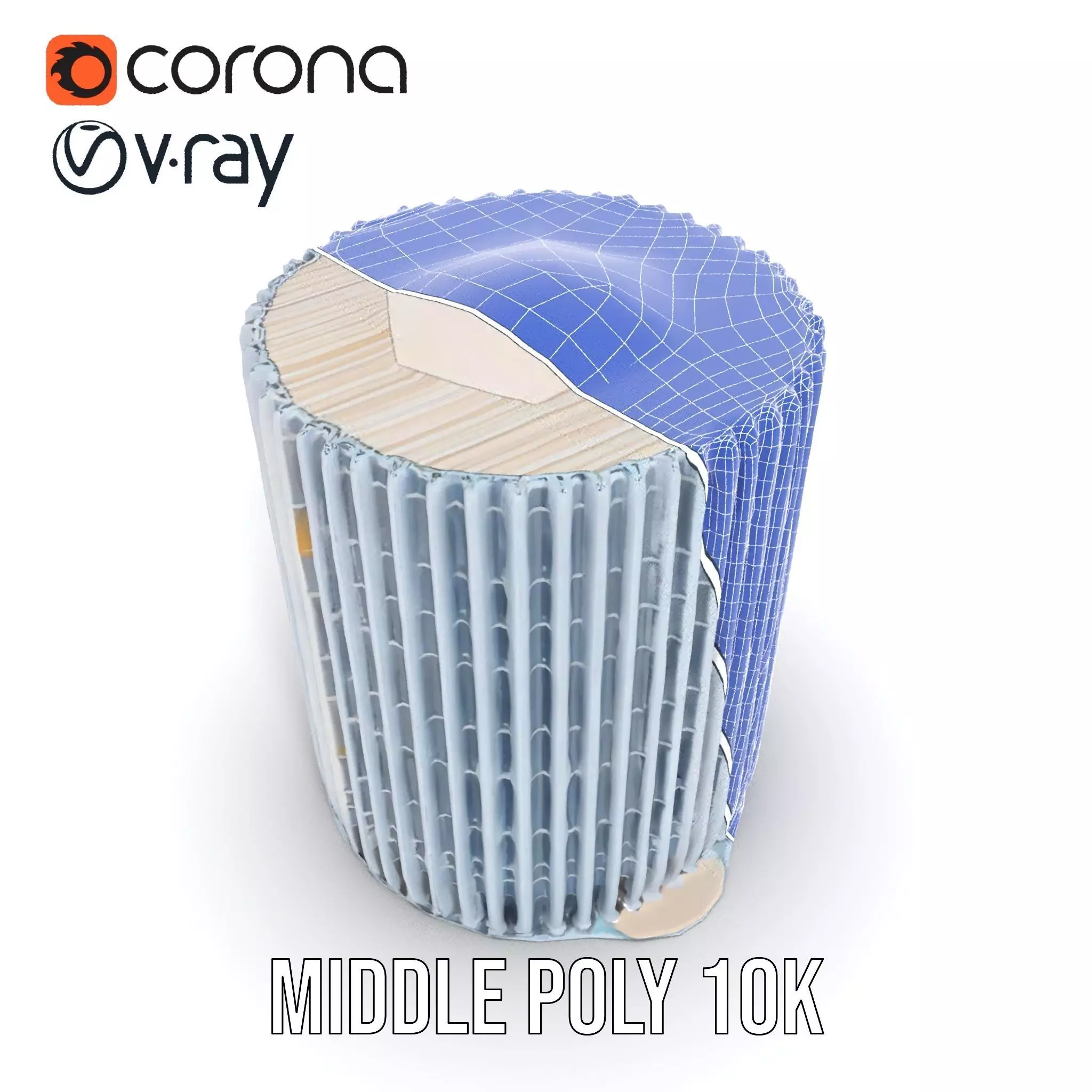 Futuristic Skyscraper Glass model pack Low-poly 3D model_21