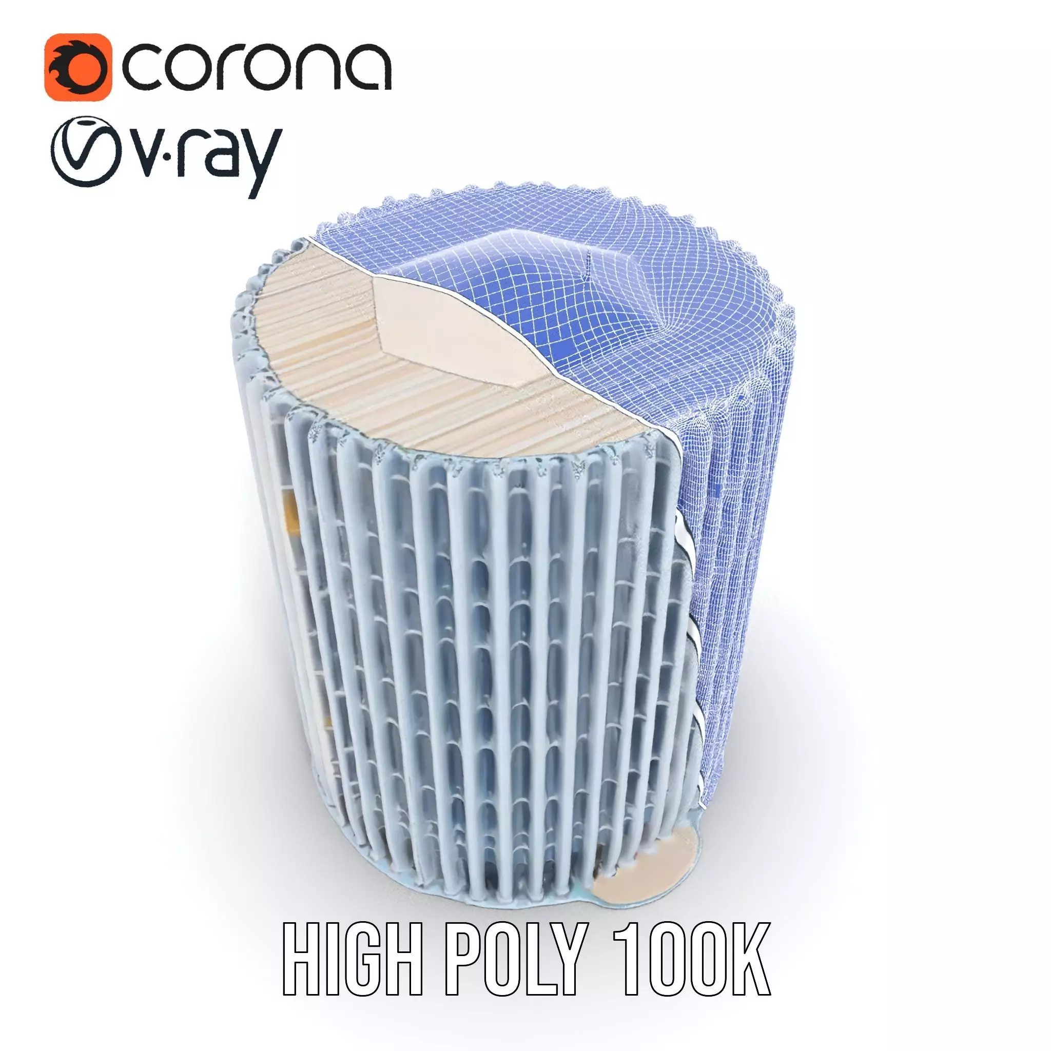 Futuristic Skyscraper Glass model pack Low-poly 3D model_33