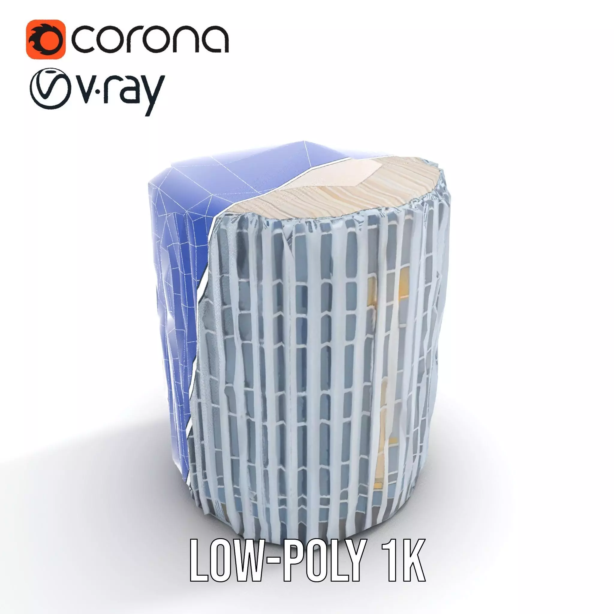 Futuristic Skyscraper Glass model pack Low-poly 3D model_17